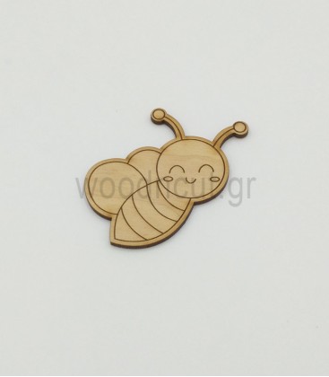 Ξύλινη Μέλισσα | woodncut.gr - Ξύλινα διακοσμητικά στολίδια